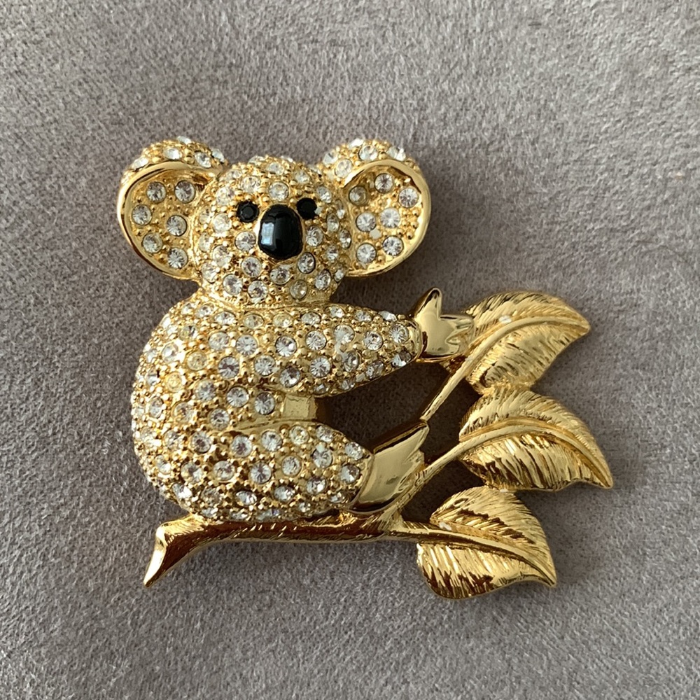Vintage Napier Koala Brooch